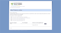 Desktop Screenshot of albopretorio.cmvs.it