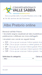 Mobile Screenshot of albopretorio.cmvs.it